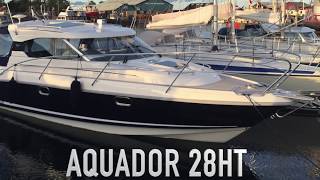 Aquador 28HT kort [upl. by Elleinnod262]