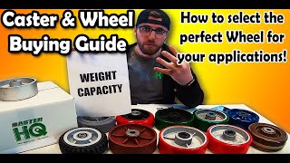 Caster amp Wheel Buyers Guide  Choosing the Perfect Wheel for your Tool Box Cart amp Equipment [upl. by Irat]