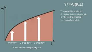 De productiefunctieY  AfK L economie [upl. by Walls]