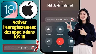 Comment activer lenregistrement des appels sur iPhone iOS 18 [upl. by Oys]