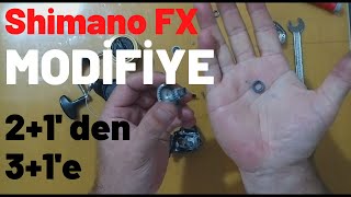 Shimano FX Rulman Ekleme 21den 31e Modifiye [upl. by Hamo]