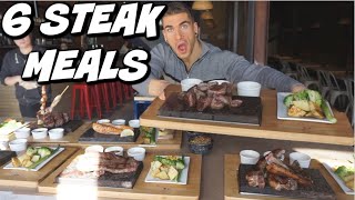 8lb Japanese Steak House Menu Challenge Filet Mignon amp Striploin Sous Vide  Shingyu  Man Vs Food [upl. by Legyn]