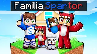 ¡La FAMILIA SPARTOR en MINECRAFT 💖👶 Sparta356 [upl. by Aihsenot727]