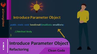 Clean Code  Refactoring  Introduce Parameter Object [upl. by Myk814]