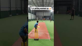 Rate this 7 Yr Old Batting amp Bowling 😍 Beautifully played Timing Shots 🏏 cricket shorts t20 [upl. by Adai]