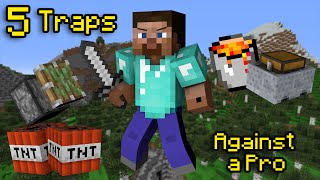 5 Best Traps Against a Pro in Minecraft [upl. by Ahseit]