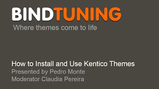 How to Install and Use Kentico Themes [upl. by Akimik]