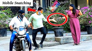 Mobile Snatching Prank  Part 4  Prakash Peswani Prank [upl. by Ailaht]