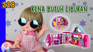 Mainan Boneka Eps 228 Rena Butuh Liburan  GoDuplo TV [upl. by Nyltac]