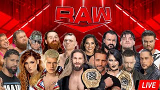 WWE MONDAY NIGHT RAW LIVESTREAM [upl. by Milicent]