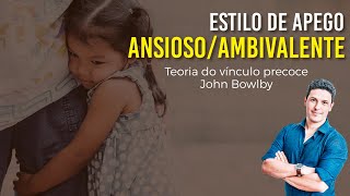 Estilo de apego Ansioso  Ambivalente Vínculos precoces teoria de Bowlby [upl. by Blair918]