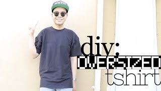 DIY Simple Oversized TShirt [upl. by Naniac]