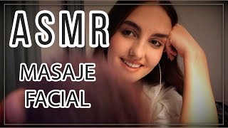 ASMR  MASAJE FACIAL CON BROCHAS MOUTH SOUNDS [upl. by Iteerp795]