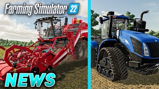 FS22 NEWS  Trailer BIOGAZ New Holland T9 USINE de vêtements amp GRIMME  Farming Simulator 22 [upl. by Hayila]