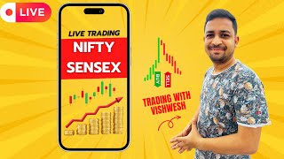 🔴 LIVE TRADING NIFTY BANKNIFTY OPTIONS I tradingwithvishwesh [upl. by Ettesoj]