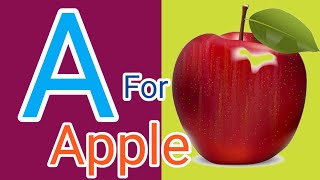 A B C D E F G H I J K L M N O P Q R S T U V W X Y Z ll Phonics Alphabet song abcd ll A for Apple 🍎 [upl. by Isleen517]