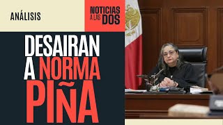 NoticiasALasDos ¬ Piña aprovecha último informe para atacar Reforma Judicial Poderes la desairan [upl. by Arikahs]