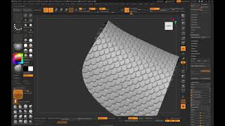 Zbrush surface with texture on UVed model [upl. by Eekram145]