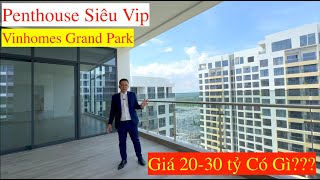 Vinhomes Grand Park Quận 9 Review Penthouse Siêu Vip 30 tỷ Lumiere Boulevard [upl. by Hama]