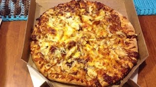 Review Dominos Memphis BBQ Chicken Pizza [upl. by Ernst259]