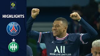 PARIS SAINTGERMAIN  AS SAINTÉTIENNE 3  1  Highlights  PSG  ASSE  20212022 [upl. by Landsman]