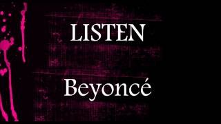 Listen  Beyoncé  Lower Key Karaoke 4 [upl. by Auburn391]