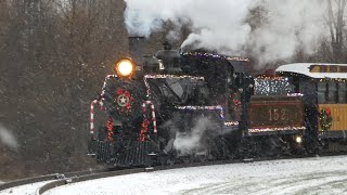 Huckleberry Railroad Christmas Train 113024 [upl. by Eceined]