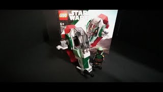 ASMR Construction LEGO Star Wars vaisseau Boba Fett Microfighter set 75344 🌌 [upl. by Maguire]