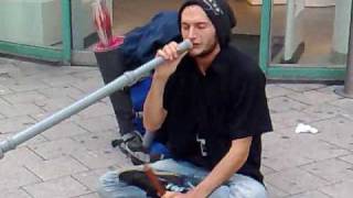 Didgeridoo Man in Hamburg Germany [upl. by Airrat874]