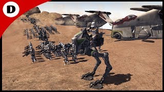 THE FIRST BATTLE OF GEONOSIS  Men of War Star Wars Mod [upl. by Handel559]