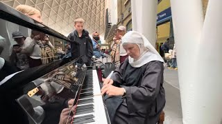 Nun With A Mission Plays Angelic Piano [upl. by Evangelin123]