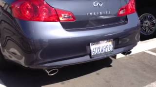 2012 Infiniti G25 Resonator Delete [upl. by Alli281]