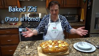 Italian Grandma Makes Baked ZitiRigatoni Pasta al Forno [upl. by Araik]