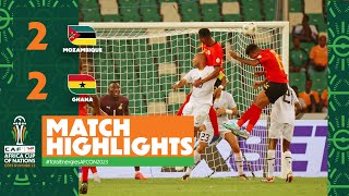 HIGHLIGHTS  Mozambique 🆚 Ghana TotalEnergiesAFCON2023  MD3 Group B [upl. by Eelrihs]