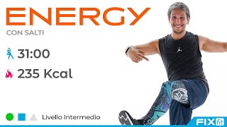 Energy Workout Cardio Con Musica Esercizi Con Salti [upl. by Jacqui154]