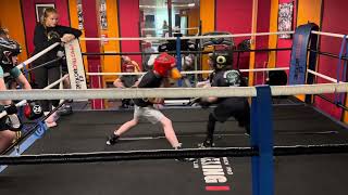 Rivers Ajilo 9 year old boxing spar [upl. by Kenna67]