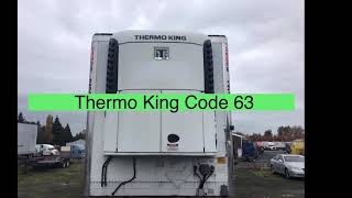 Thermo King Reefer Code 63 [upl. by Amarette]