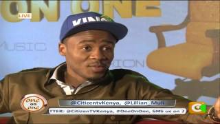 One on One with Alikiba at Citizen TV Kenya [upl. by Eneloj]