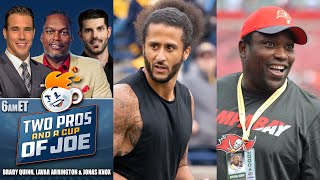 Warren Sapp Wasnt Lying About Kaepernicks Workout with the Raiders  2 PROS AND A CUP OF JOE [upl. by Groves]