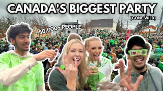 WORLDS BIGGEST UNIVERSITY PARTY  LAURIER  ST PATRICKS DAY  WATERLOO [upl. by Angadresma]