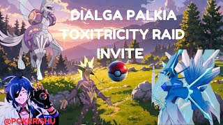 Toxitricity origin dialga palkia raid invite pokerishu [upl. by Eiliah74]