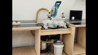 Miter Saw Station Build 1of3 [upl. by Bushore]