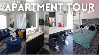 My Fully Furnished Modern Glam Apartment Tour [upl. by Sherrill]