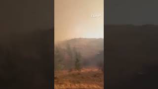 Dramáticas imágenes del incendio en El Durazno Villa Yacanto de Calamuchita Córdoba [upl. by Liva]