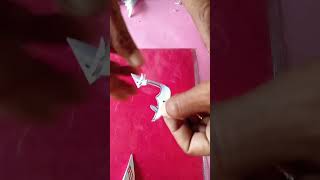 M3 Nomhow to make paper fold door design short paper fold design [upl. by Yrtnej]