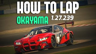 GT3 Track Guide  Okayama BMW M4  iRacing [upl. by Aicak]