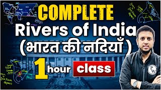 All Important Indian RIVERS in ONE CLASS  Indian geography  OnlyIAS [upl. by Benoit]