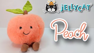 Jellycat Amuseables Peach  No Talking ASMR [upl. by Thrift]