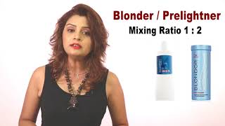 Color Theory Part5 How To Use Blonder  Stages Of BlonderBy Sam Maam Tutorial In Hindi [upl. by Ardnohsal]