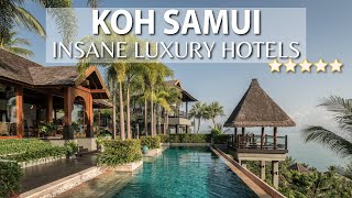 TOP 10 INSANE Luxury 5 Star Hotels in KOH SAMUI THAILAND  Part 1 [upl. by Yrtua892]